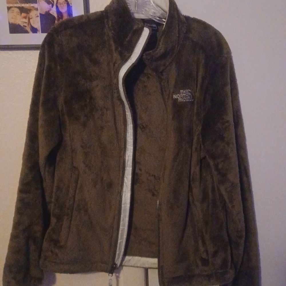 The north face zip up jacket